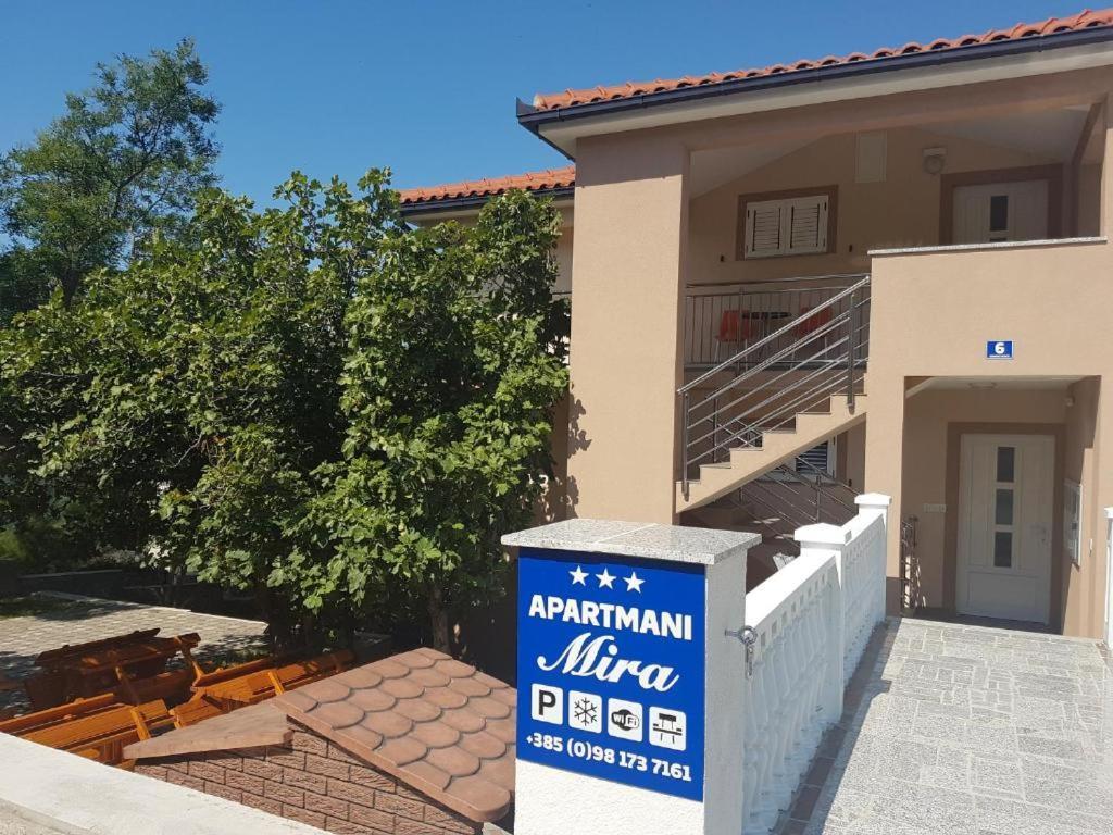 Apartmani Mira Klenovica Kültér fotó